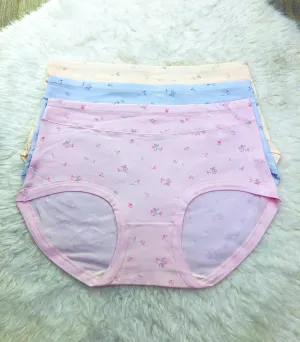 Sajiero KWO Flower Print Soft Cotton Panty