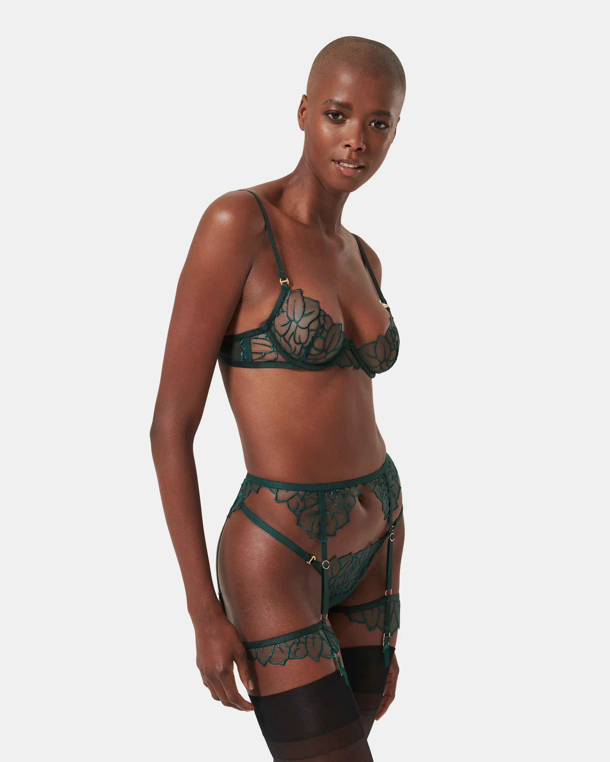 Set: Laurel Botanical Garden Green