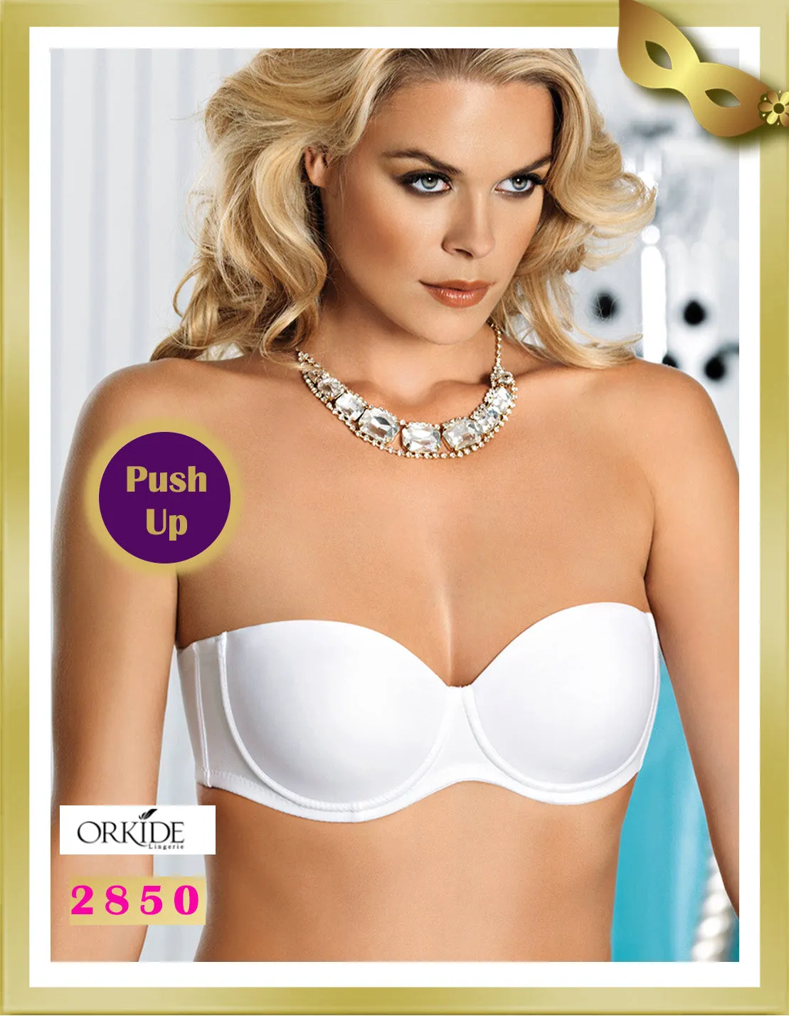 Strapless Push Up Bra 2850