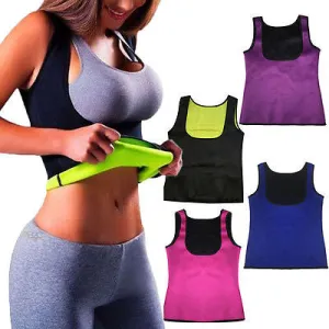 Sweat Slimming Neoprene fat blasting body shaping tank top vest