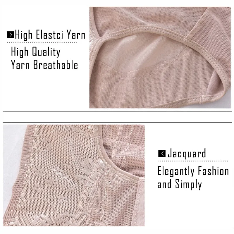 Tummy Control High Waist Panty Seamless Butt Lifter Shorts Shapewear Body Shaper Bodysuit Booty Lifter
