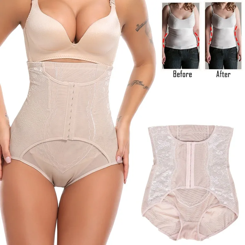 Tummy Control High Waist Panty Seamless Butt Lifter Shorts Shapewear Body Shaper Bodysuit Booty Lifter