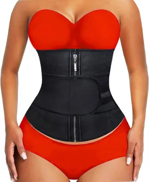 Waist Trainer for Women Latex Underbust Jsculpt Double Training Belt Workout Sport Girdle