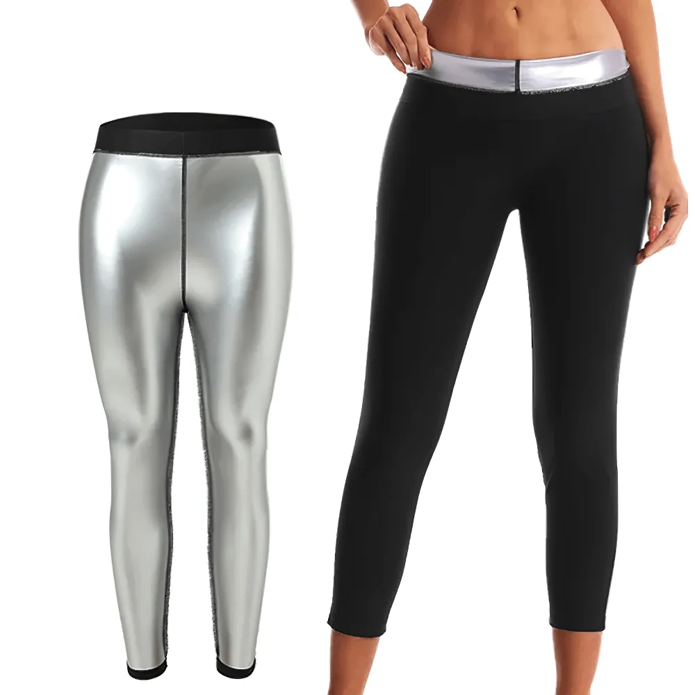 Women Elastic Sauna Effect Leggings for Fitness - SF2252