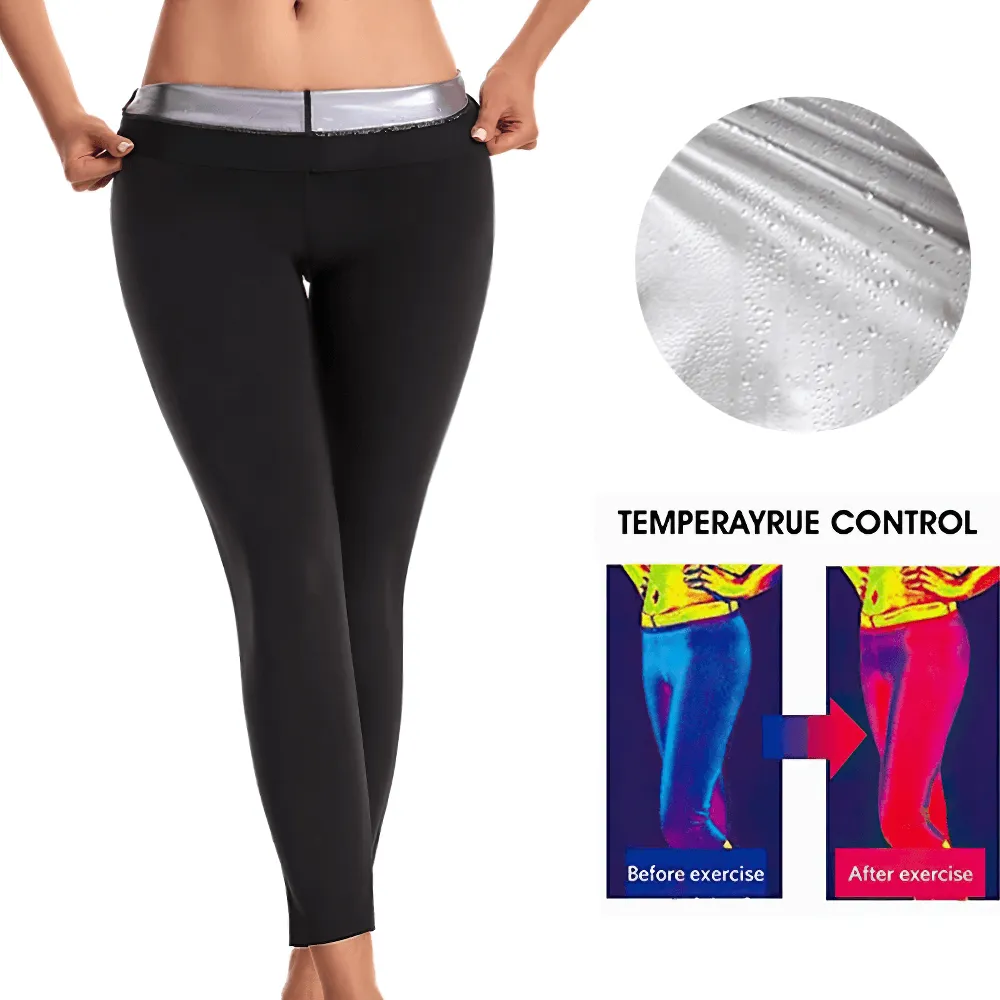 Women Elastic Sauna Effect Leggings for Fitness - SF2252